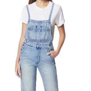 Joe’s jeans wide leg overalls in color captivate. Size medium. new with tags.